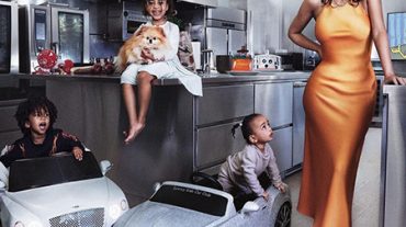 Քիմը երեխաների հետ նկարահանվել է Vogue ամսագրի համար