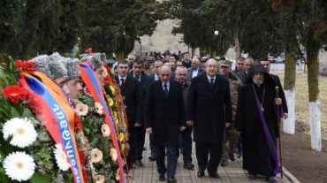 Արցախի և Հայաստանի նախագահները Մաղավուզում մասնակցել են զոհված ազատամարտիկների հուշահամալիրի բացմանը