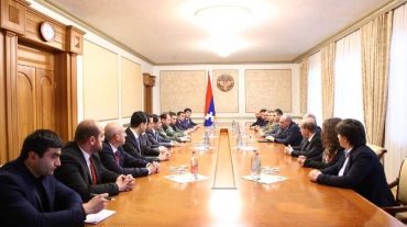 Արցախի նախագահը ՀՀ կառավարության պատվիրակության հետ քննարկել է համագործակցության հարցերի լայն շրջանակ