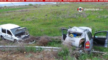 Խոշոր ավտովթար Արարատի մարզում․ 2 Opel-ները բախման հետևանքով հայտնվել են ձորակում, կան տուժածներ