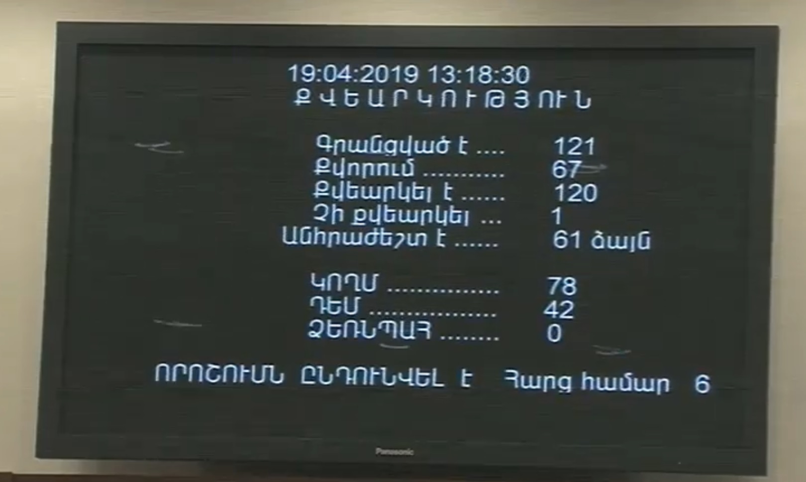 Խորհրդարանն ընդունեց բուռն քննարկումների առարկա դարձած նախագիծը