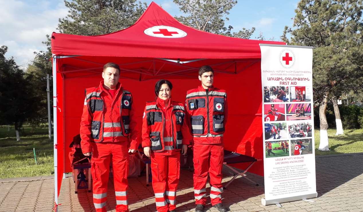 Այսօր Ծիծեռնակաբերդի հուշահամալիրի տարածքում կգործի Կարմիր խաչի առաջին օգնության տաղավարը