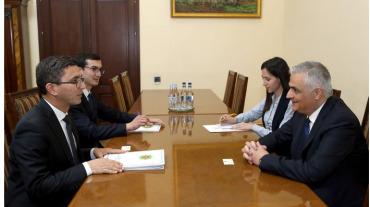 Փոխվարչապետ Մհեր Գրիգորյանն ընդունել է Թուրքմենստանի դեսպանին