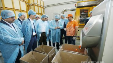 Վարչապետը ծանոթացել է «Արարատ Գրուպ» ջրերի գործարանի ներդրումային ծրագրերին