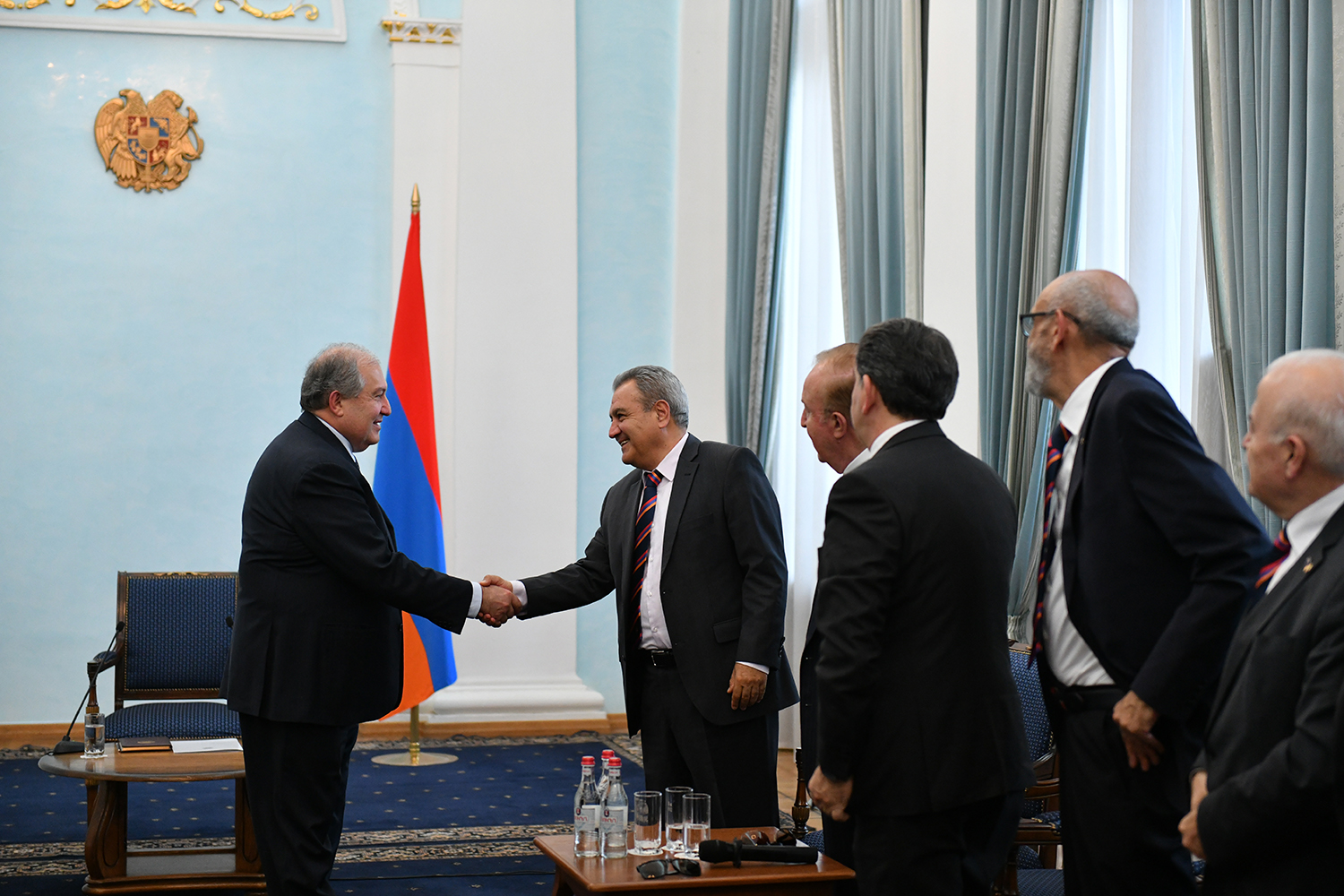 Նախագահն ընդունել է Համահայկական խաղերի համաշխարհային կոմիտեի պատվիրակությանը