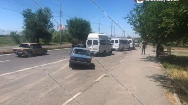 Արմավիրի մարզում «06»-ը բախվել է Երևան-Արտենի երթուղու «ԳԱԶել»-ին․ կան տուժածներ