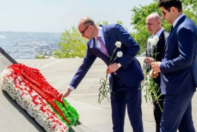 Բելառուսի մշակույթի նախարարության պատվիրակության անդամներն այցելել են Ծիծեռնակաբերդ