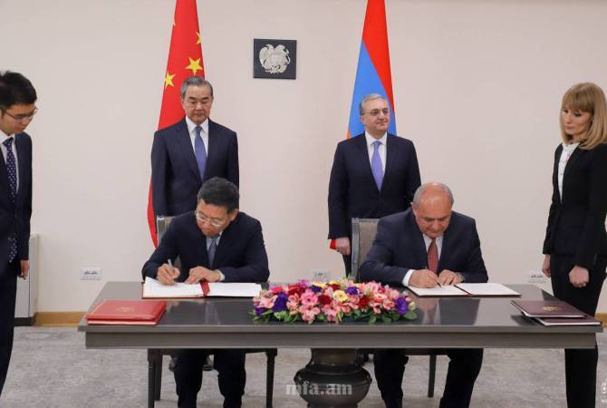 Զոհրաբ Մնացականյանը բարձր է գնահատել Չինաստանի աջակցությունը ԼՂ հիմնախնդրի խաղաղ հանգուցալուծմանը