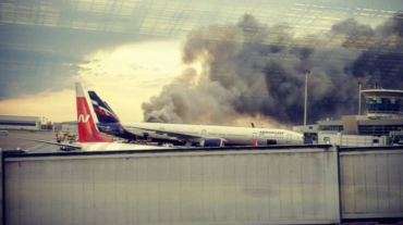 «Շերեմետևո» օդանավակայանում այրվող ինքնաթիռ է վայրէջք կատարել