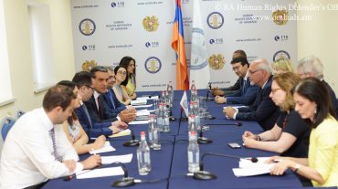 ՄԻՊ-ը կաջակցի դատաիրավական բարեփոխումների իրականացմանը. Պաշտպանն ընդունել է ԵԽ բարձրաստիճան պատվիրակությանը