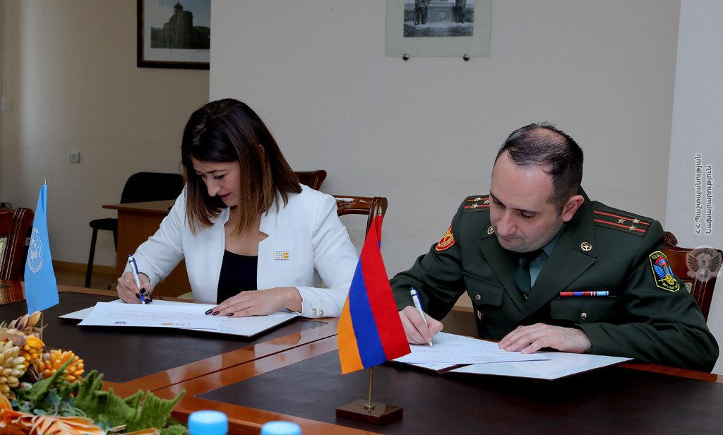 Ստորագրվել է ՀՀ ՊՆ-ի և ՄԱԿ-ի բնակչության հիմնադրամի համագործակցության 2019թ. ծրագիրը