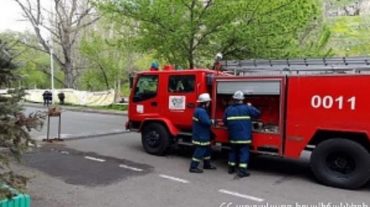 Երևանում տուրիստական ավտոբուս է հրդեհվել