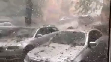 Անձրև քարի տեսքով՝ Ռումինիայում