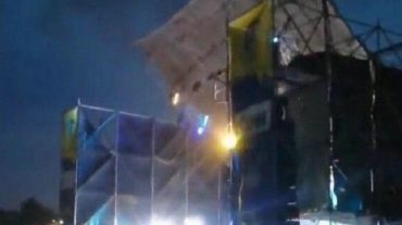 Ուկրաինայում ռոք փառատոնի ժամանակ քամին պոկել է բեմի մի մասը․ կա զոհ