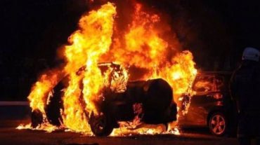 Սևանում՝ «Հարսնաքարի» մոտ, «Opel Astra G»-ն ամբողջությամբ այրվել է