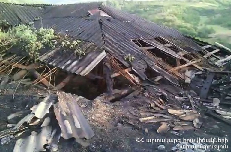 Հրդեհ Թումանյան քաղաքում