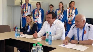 Գագիկ Ծառուկյանը հանդիպել է Եվրոպական խաղերի մասնակից հայ մարզիկների հետ