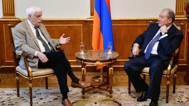 Նախագահը հյուրընկալել է հայազգի անվանի գյուտարար Ռեյմոնդ Դամադյանին