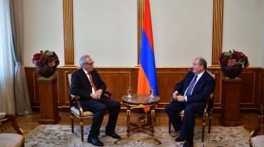 Նախագահն ընդունել է Հայաստանում ԳԴՀ դեսպան Մաթիաս Քիսլերին