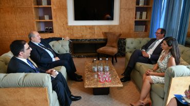 Նախագահը հանդիպել է շվեյցարական կարմիր խաչի նախագահի հետ
