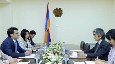 Հակոբ Արշակյանը հանդիպում է ունեցել Ճապոնիայի դեսպանի հետ