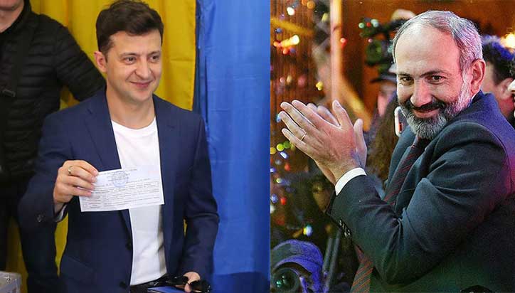 Փաշինյանն ուկրաիներենով շնորհավորել է Զելենսկիին