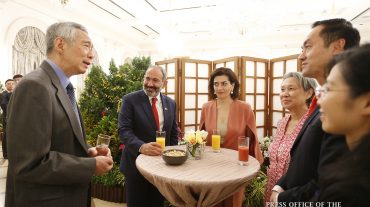 Ի պատիվ Նիկոլ Փաշինյանի և Աննա Հակոբյանի՝ Սինգապուրի վարչապետի անունից տրվել է պաշտոնական ճաշ