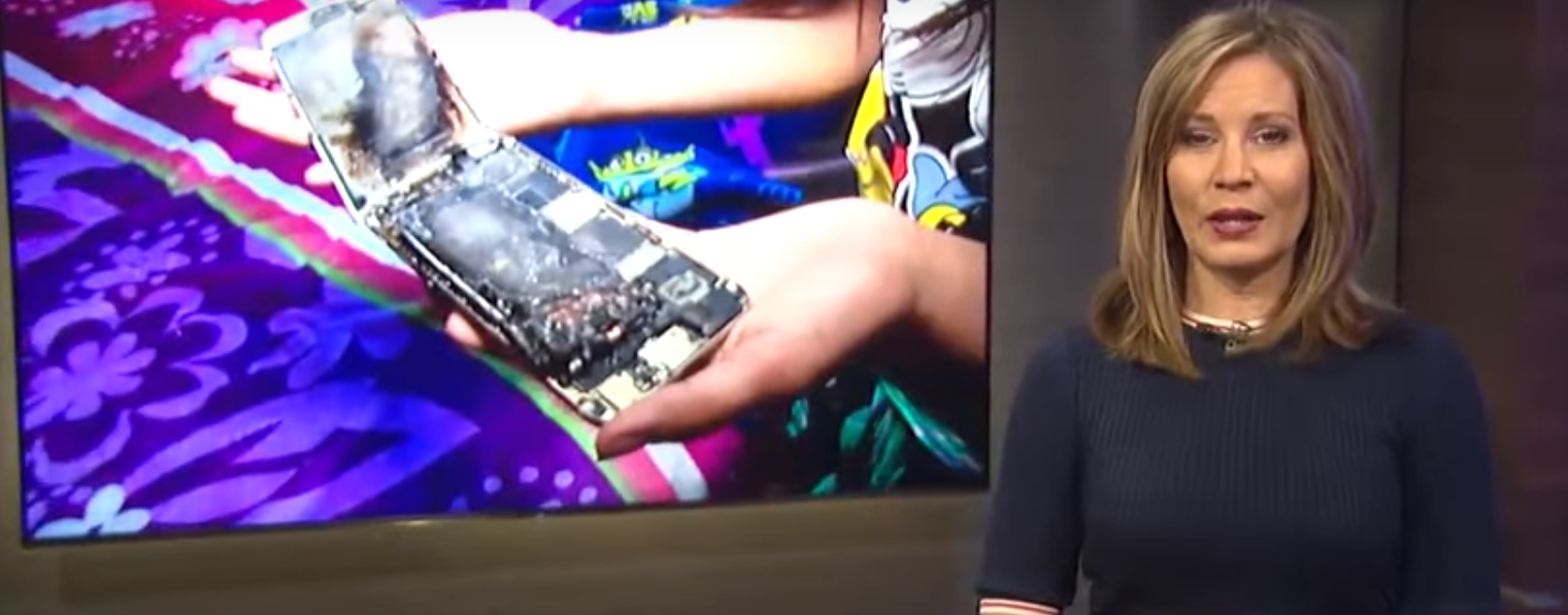 ԱՄՆ-ում iPhone-ն այրվել է երեխայի ձեռքերում