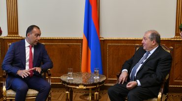 Նախագահը հյուրընկալել է իտալացի քանդակագործ Լորենցո Քուինին