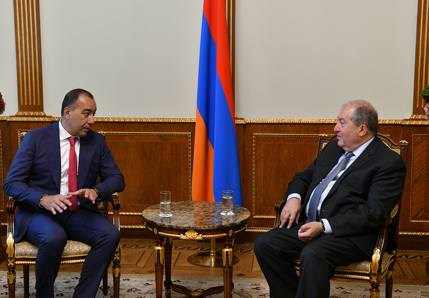 Նախագահը հյուրընկալել է իտալացի քանդակագործ Լորենցո Քուինին