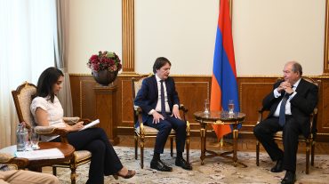 Արմեն Սարգսյանն ընդունել է ֆրանսիական «Արտերայ» ընկերության պատվիրակությանը