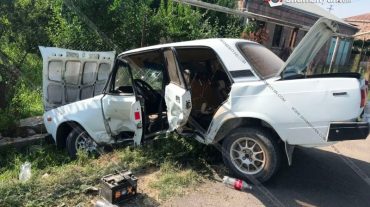 Կանաչուտ գյուղում բախվել են Opel-ն ու «ՎԱԶ 2107»-ը. կա տուժած