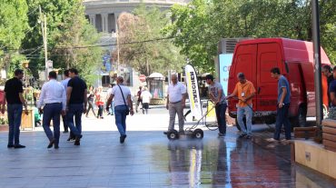 Հյուսիսային պողոտայում փորձարկվել է բարձր ճնշման նորագույն լվացող տեխնիկան