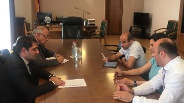 Սուրեն Պապիկյանն ընդունել է «Վեոլիա» ընկերության Կենտրոնական և Արևելյան Եվրոպայի երկրների գծով գործադիր փոխնախագահին
