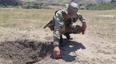 ՀՀ ԶՈՒ հատուկ նշանակության զինծառայողները ականային պայթեցման վարժանքներ են անցկացրել