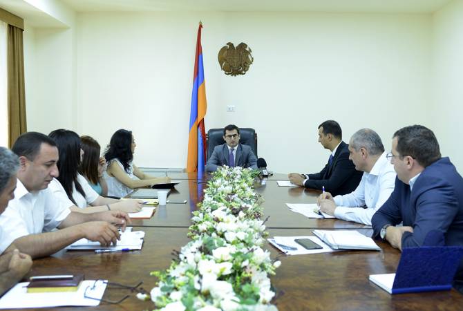 Հակոբ Արշակյանը նախարարությունում խորհրդակցություն է անցկացրել