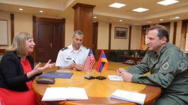 Դավիթ Տոնոյանը և Լին Թրեյսին քննարկել են պաշտպանության ոլորտում հայ-ամերիկյան երկկողմ համագործակցությանն առնչվող հարցեր