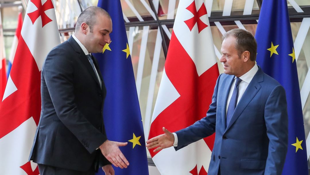 Մամուկա Բախտաձեն և Դոնալդ Տուսկը քննարկել  են Վրաստանի եվրաինտեգրման նոր հնարավորությունները