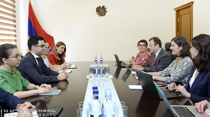 Արդարադատության նախարարն ընդունել է ՄԱԿ-ի Զարգացման ծրագրի փորձագետներին