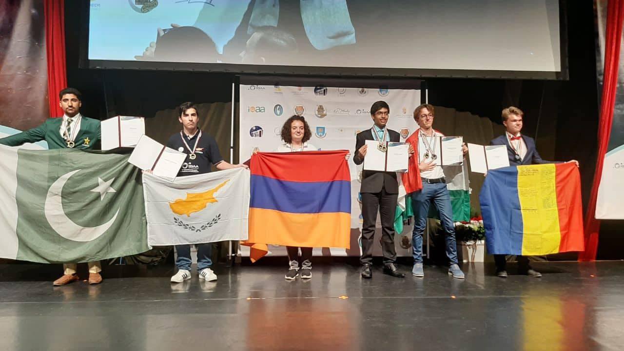 Աստղագիտութան միջազգային օլիմպիադայից հայ դպրոցականների թիմը մեդալներ է նվաճել