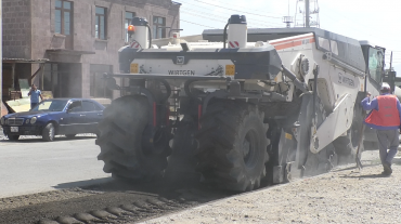 Վերամշակման նոր տեխնոլոգիայով փողոցաշինություն Գյումրիում