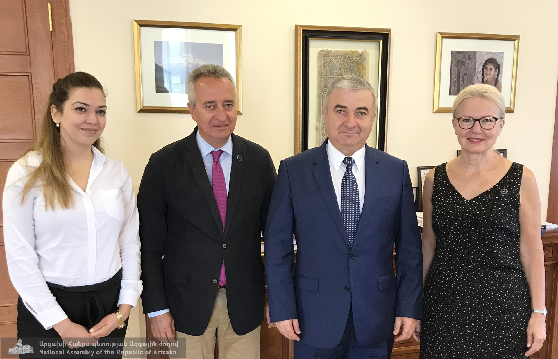 Արցախի Աժ նախագահը Հայաստանի ամերիկյան համալսարանի նախագահի հետ քննարկել է կրթական ոլորտին առնչվող հարցեր