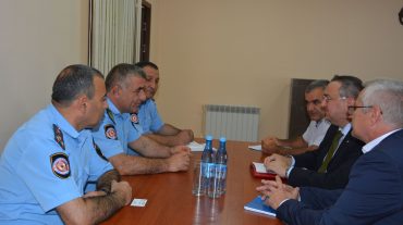 Արցախի արտակարգ իրավիճակների ծառայության ղեկավարն ընդունել է Կարմիր Խաչի միջազգային կոմիտեի ներկայացուցչին