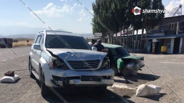 Սյունիքի մարզում բախվել են Lexus-ն ու «06»-ը. 5 վիրավորներից 2-ը զինծառայողներ են