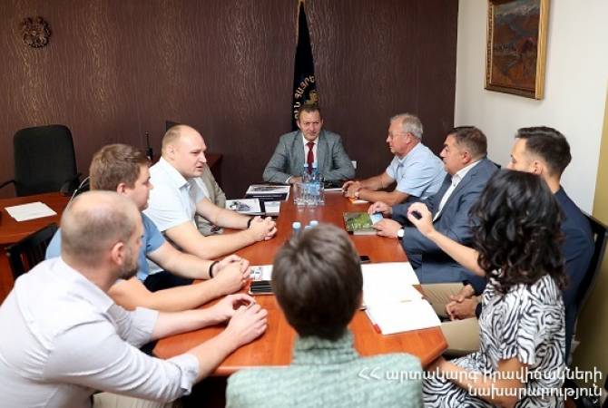 ԱԻ փոխնախարարն ընդունել է Նիժնի Նովգորոդի շրջանի պատվիրակությանը