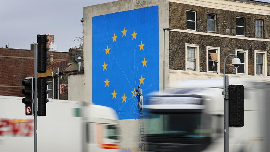 Մեծ Բրիտանիայում ոչնչացրել են Brexit-ի թեմայով Բենքսիի գրաֆիտին