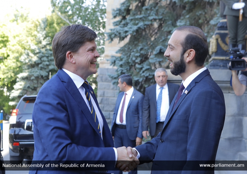 ՀՀ-ի հետ հարաբերությունները մտել են արագ զարգացման փուլ․ Արարատ Միրզոյանն ընդունել է շվեդ գործընկերոջը