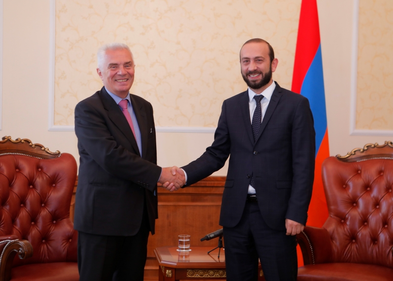 Արարատ Միրզոյանը հրաժեշտի հանդիպում է ունեցել դեսպան Պյոտր Սվիտալսկու հետ