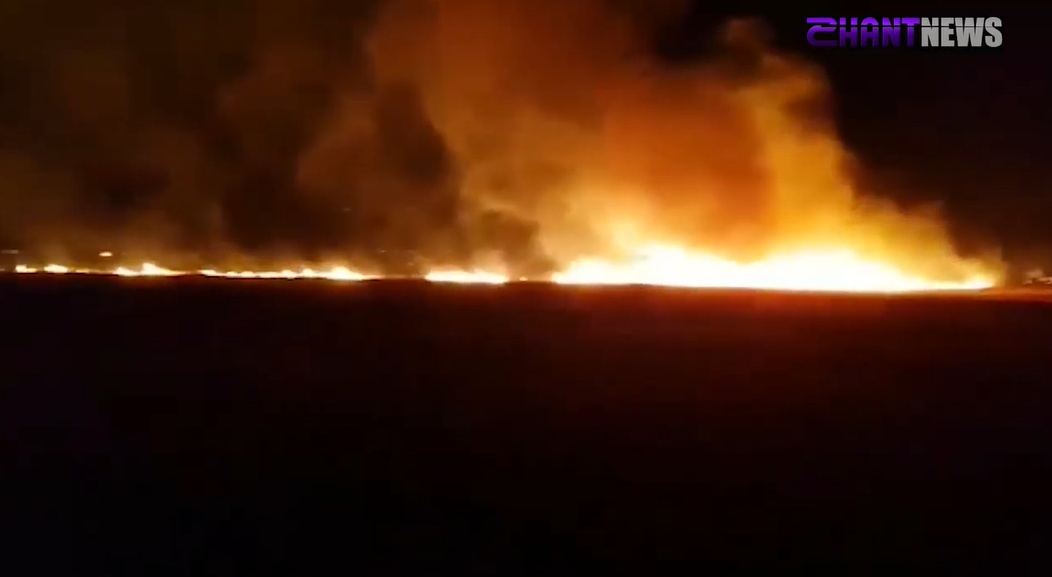 Օշականի այգիներն ու հարակից ցանքատարածություններն այրվում են