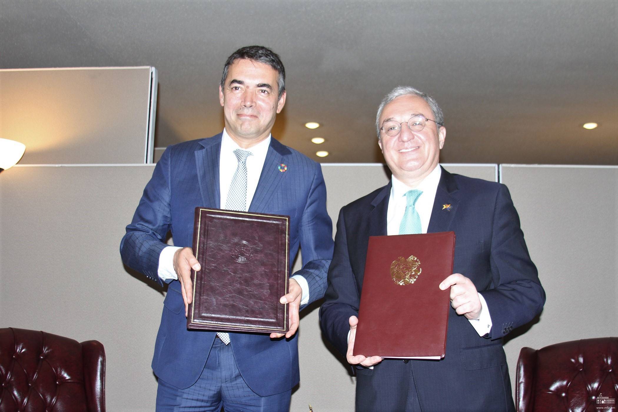 Հայաստանը դիվանագիտական հարաբերություններ հաստատեց Հյուսիսային Մակեդոնիայի հետ